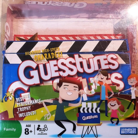 Guesstures Charades Game by Parker Brothers NEW - Picture 1 of 3